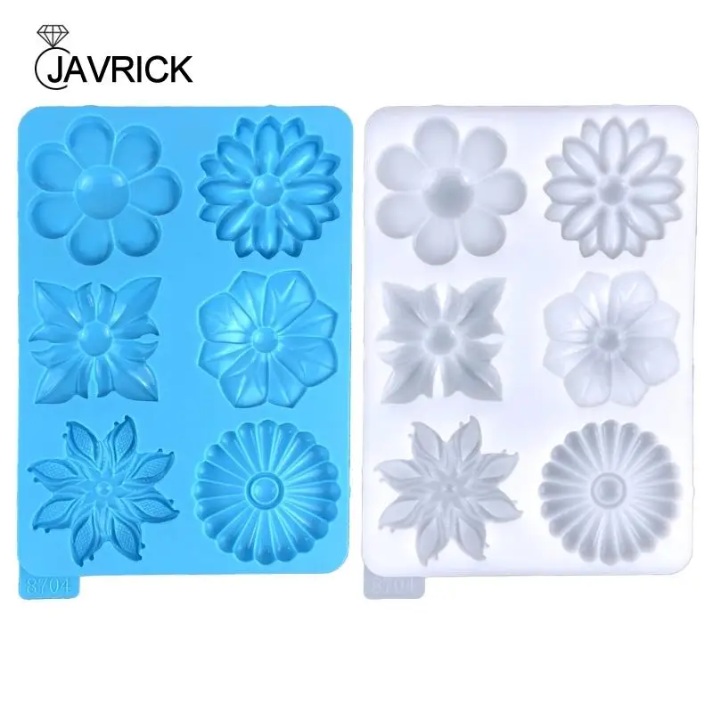 

Flower Epoxy Resin Mold Silicone Molds Jewelry Making DIY Charm Decors