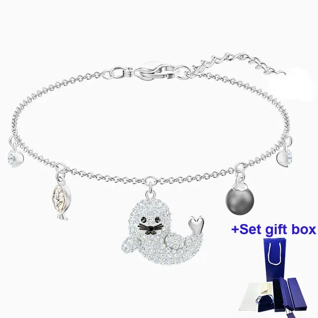 

S High-quality Bracelet Polar Seal Joia Pulseira Mulher Is Suitable for Holiday Gifts Exquisite Gift Box Free Shipping