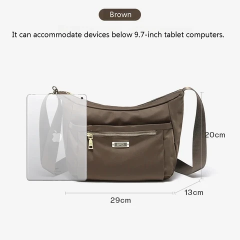 Легкая сумка через плечо EPOL, женская модная повседневная оксфордская сумка на плечо большой вместимости для подростков 6006-18