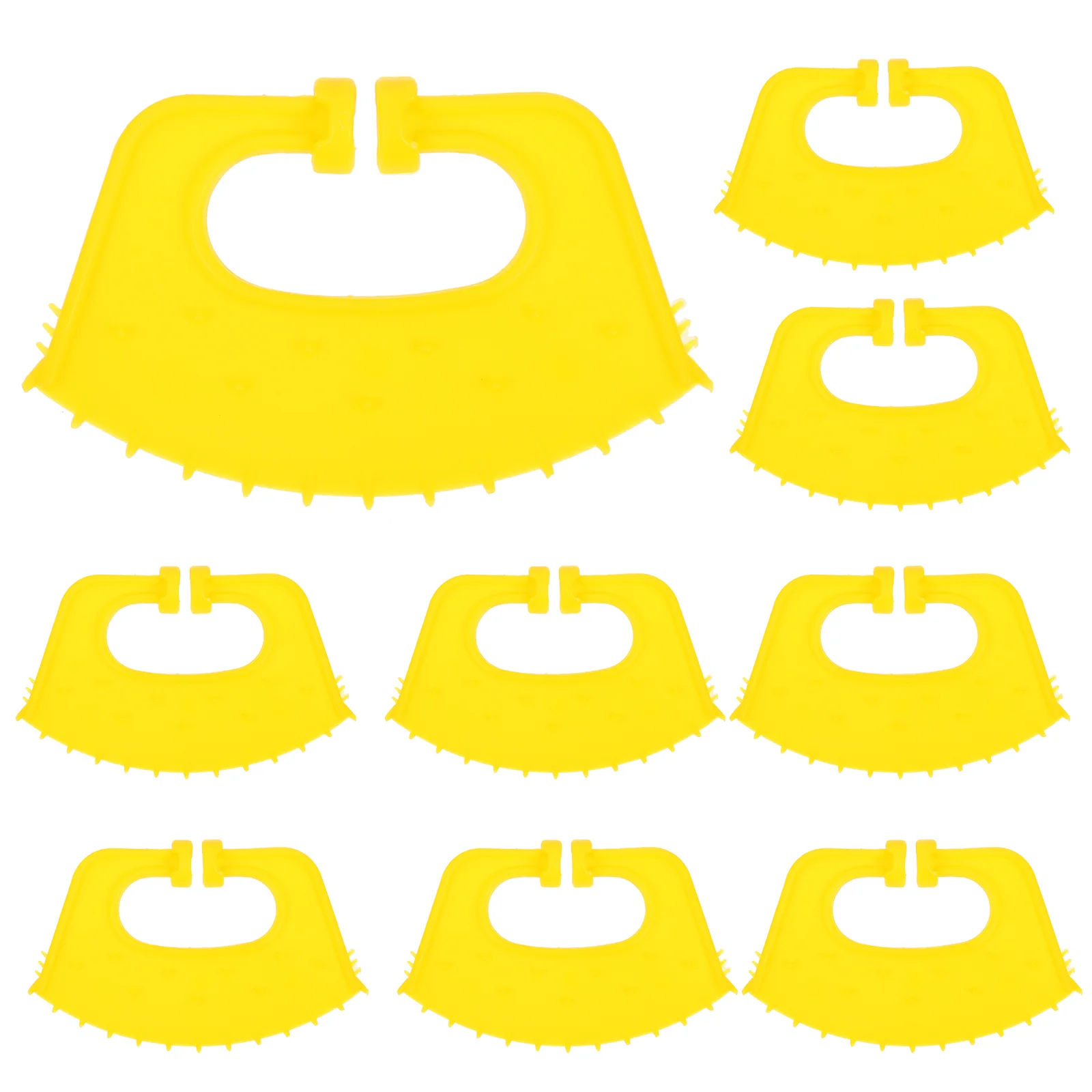 

10Pcs Plastic Calf Weaner Cow Weaning Tool Farm Livestock Anti-Sucking Nose Clip