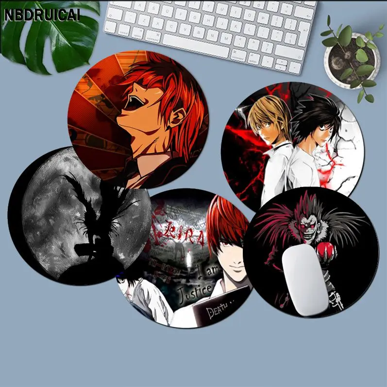 Anime Death Note Animation Round Big Promotion Table Mat Student Mousepad Computer Keyboard Pad Games Pad For PC Gamer Mousemat