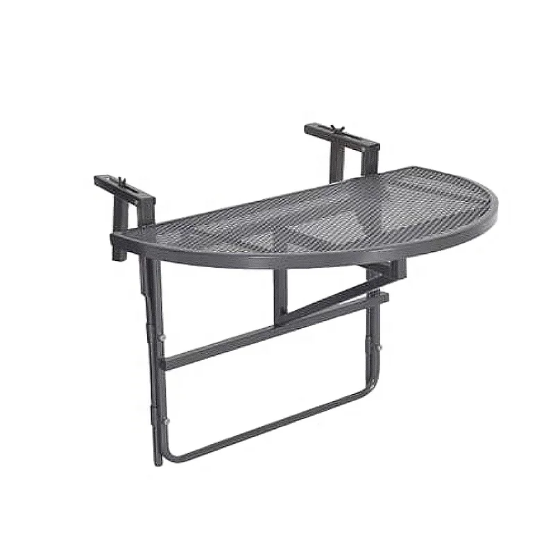 

2022 New Arrival Easily install Garden Home use Plant placing metal mesh holder balcony hanging table