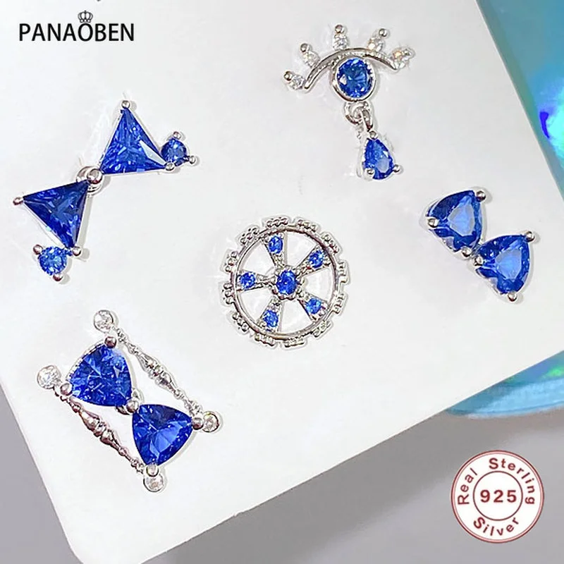 

Женские серьги-гвоздики из серебра 925 пробы с бантом