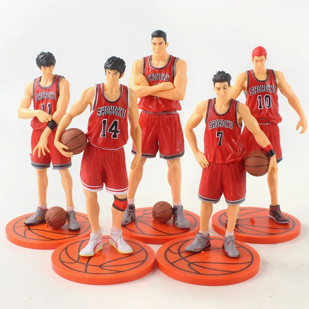 ПВХ экшн-фигурка Slam Dunk рукава каэд Slamdunk Акаги Такенори Mitsui Hisashi Ryouta Miyagi 5 шт./компл.