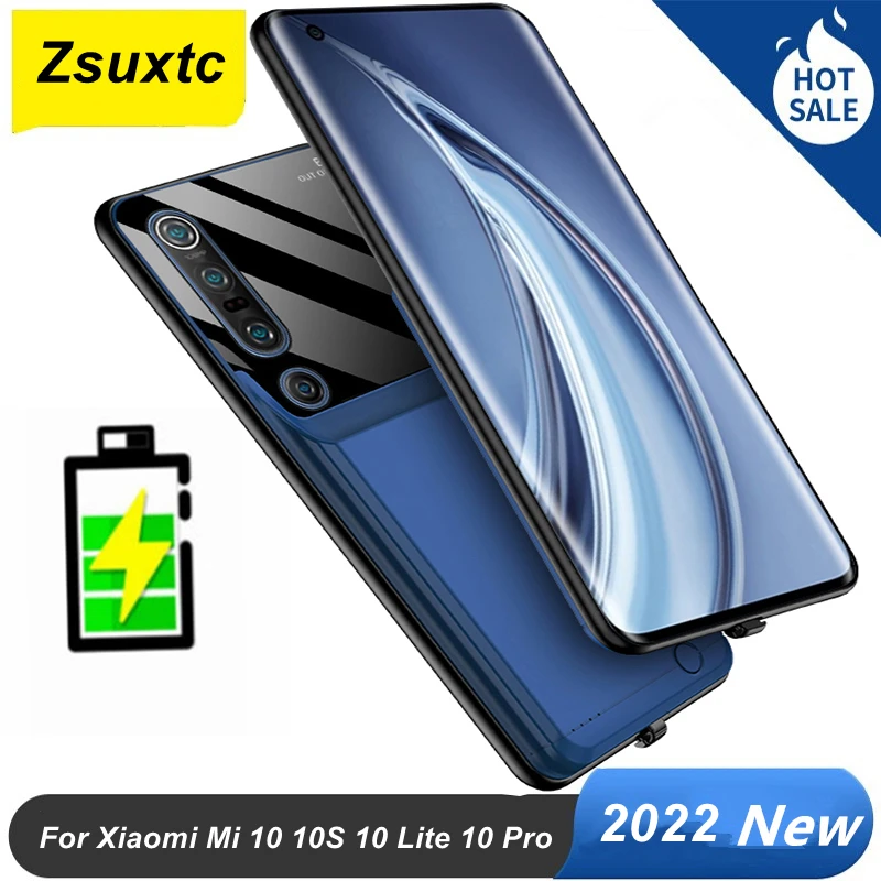 

Чехол-аккумулятор для Xiaomi Mi 10 10 Lite 10 Pro, 10000 мАч