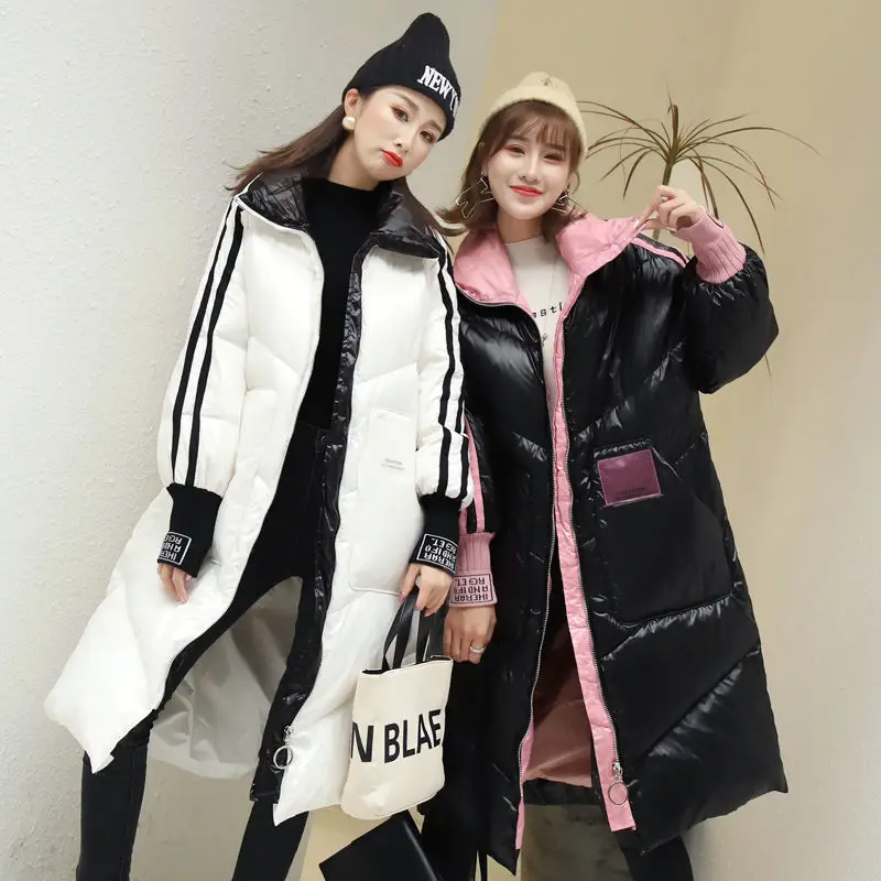 Winter Women's Cold Coat Parkas Jackets Super Hot Coats Long Cotton Padded Jacket Womens Winter Clothing New Fashion
