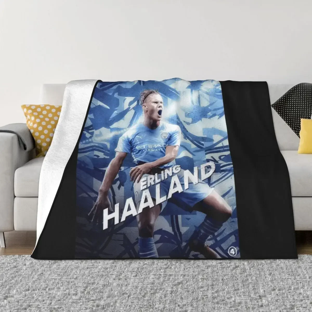 Одеяло Erling Haaland Рождественские одеяла для диванов