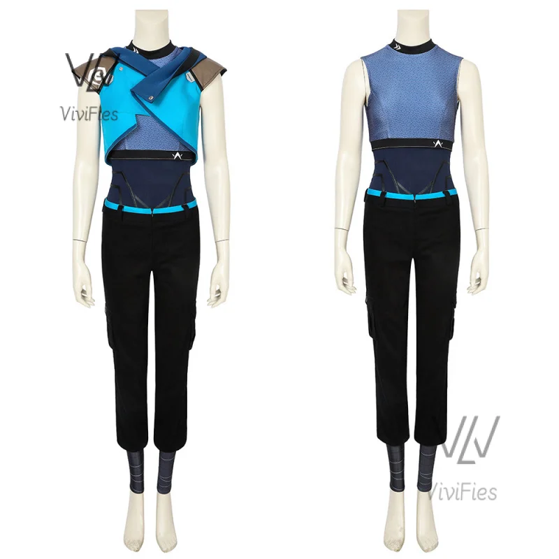 Jett косплей игра Valorant Cosplay【 XS-3XL 】 DokiDoki-R Женский костюм VALORANT размера плюс