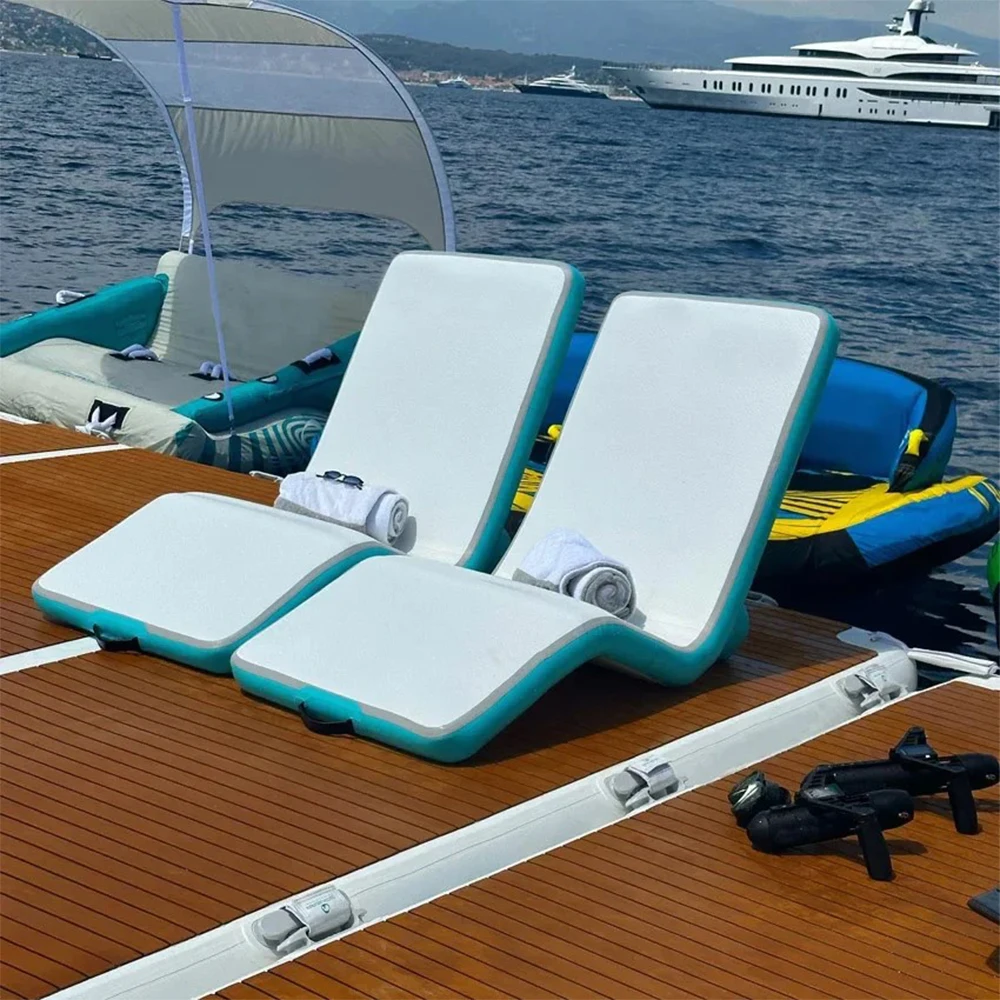 Одиночный надувной шезлонг бассейн плавание кресло для загорания диван-лежак