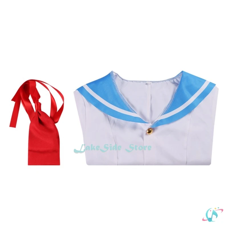 Аниме игра косплей ATRI: My Dear Moments Atri костюм парик платье Хэллоуин для женщин и