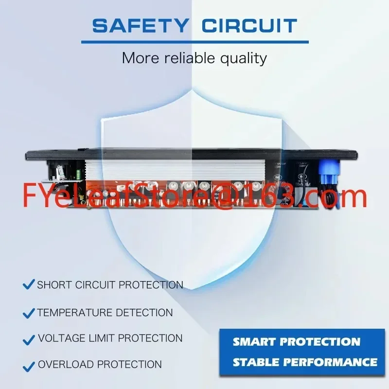 For1500DT 8 Ом 1500 Вт сабвуфер усилитель мощности плата аудио для профессиональной