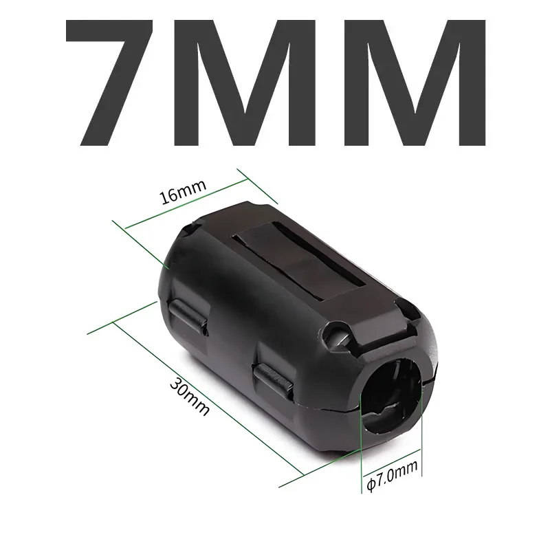 

Ферритовый фильтр для кабеля 3.5/5/7/9/11/13 мм