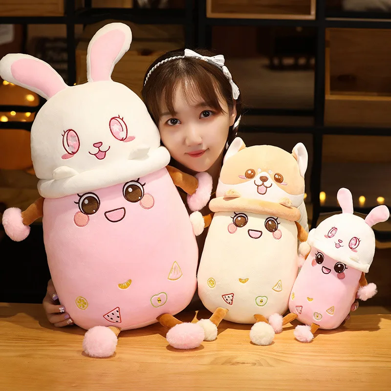 Фото Kawaii Кролик корги плюшевые игрушки милые 26 см 38 см 58 см мягкие куклы Мягкие плюшевые игрушки мягкие куклы для детей подарок на день рождения Д... №3