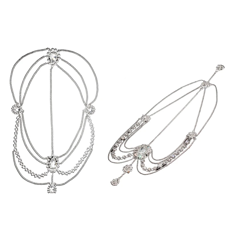 

Bohemia Style Bridal Headpiece Pendant Forehead Head Chain Retro Hair Headband