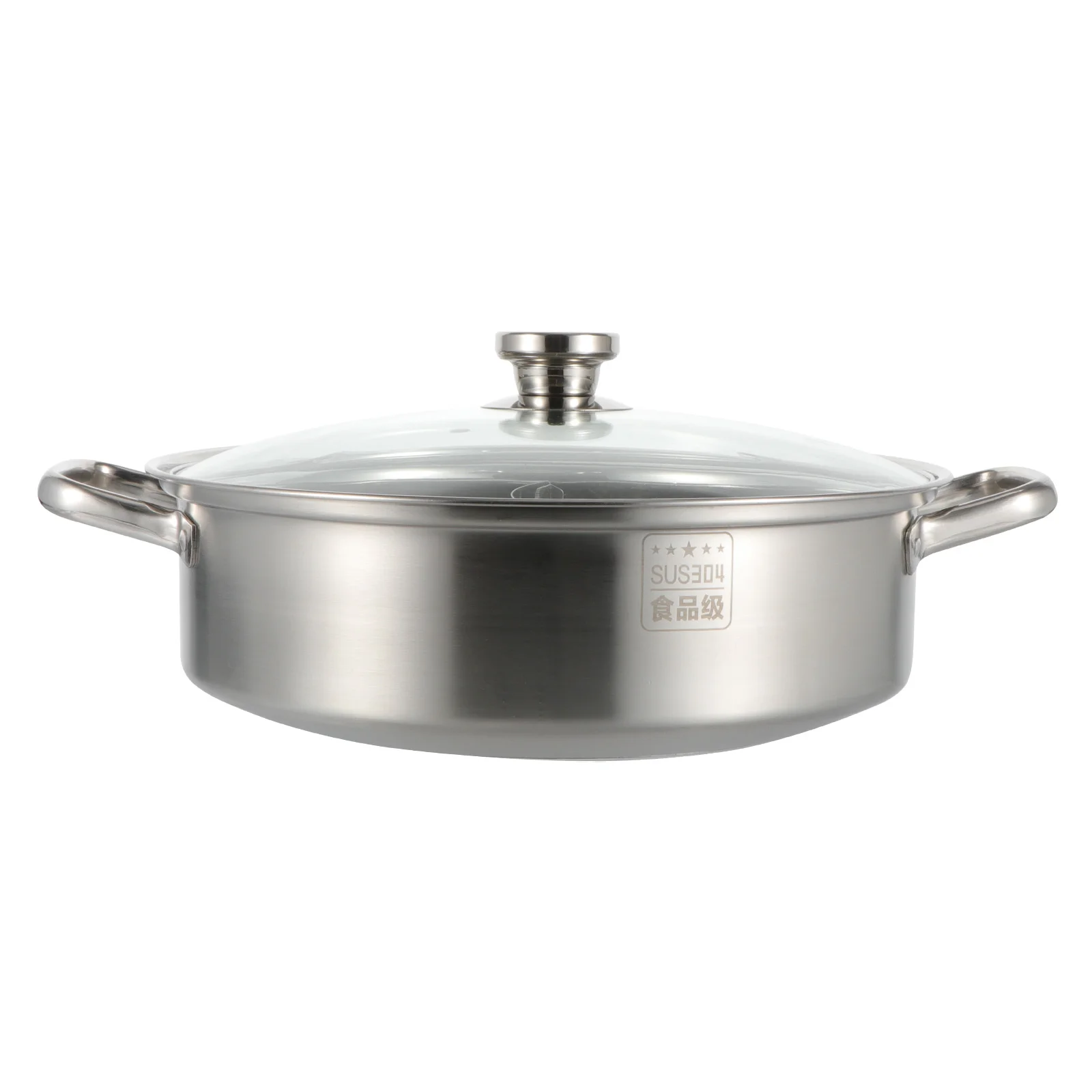

Household Hot Pot Stainless Steel Cooking Pot Double Flavor Hot Pot Kitchenware