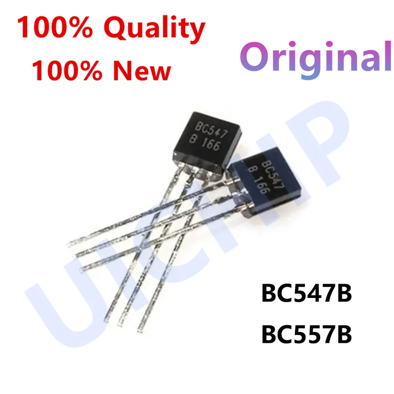 (100 шт.) 100% Новинка BC547 + BC557 TO-92 50 шт. BC547B + 50 шт. BC557B транзистор TO-92