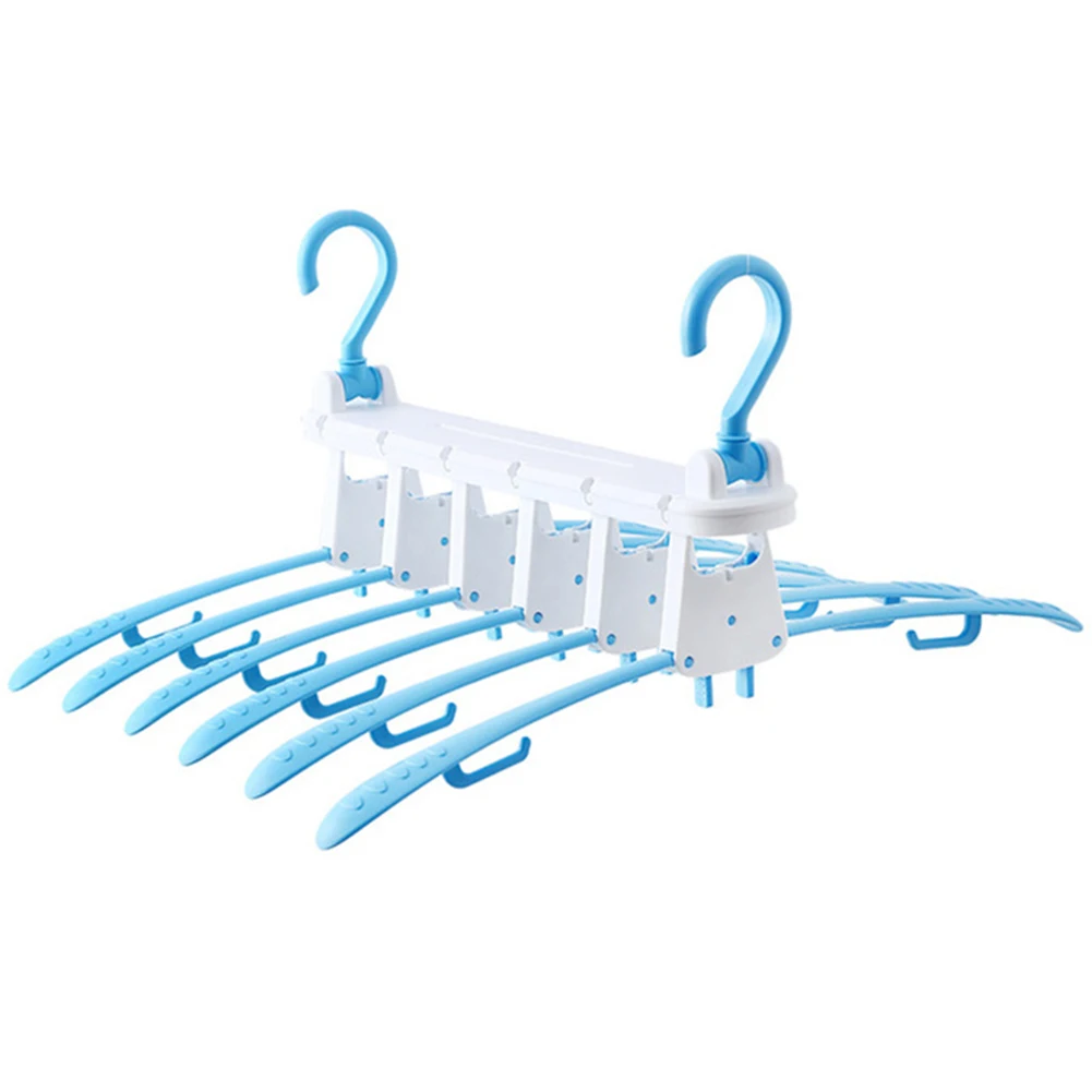 

6 in 1 Double Hooks Hangers Space Saving Rotatable Adjustable Foldable Clothes Hangers Clothes Home Hangers FPing