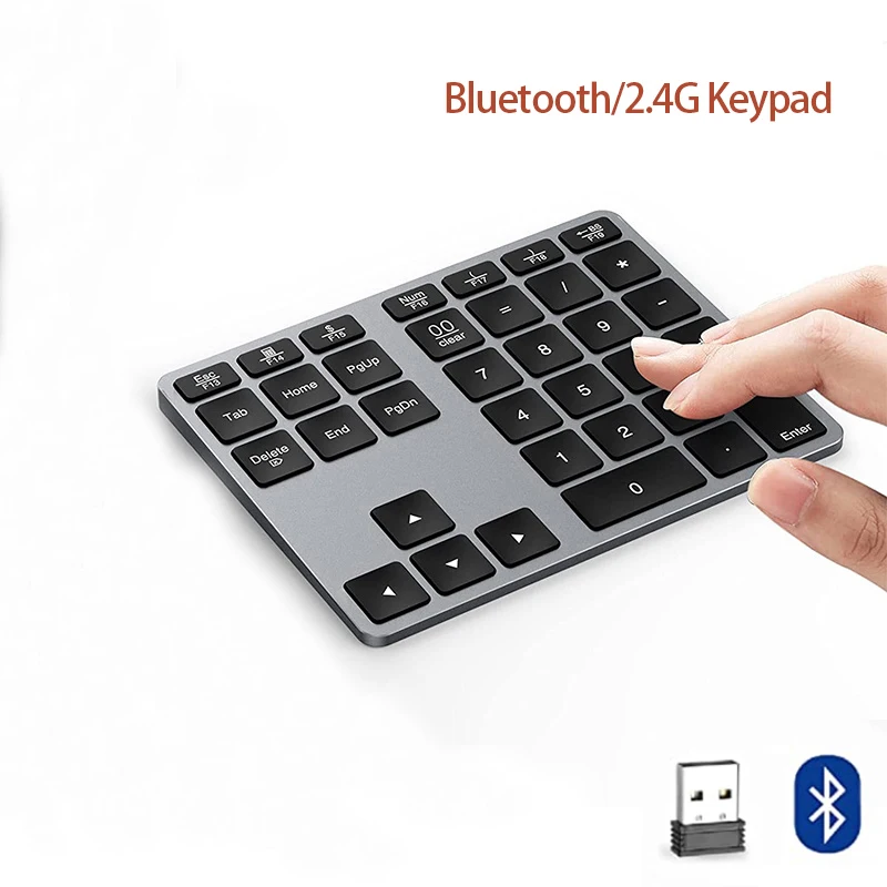 

Беспроводная Bluetooth-клавиатура SeenDa, 2,4 ГГц, 35 клавиш