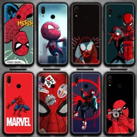 marvel superhero spiderman phone case for huawei y6p y8s y8p y5ii y5 y6 2019 p smart prime pro