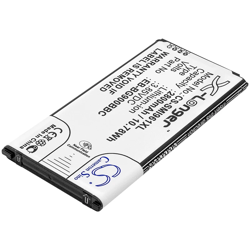 Сменный аккумулятор CS для Samsung Galaxy S5, GT-I9600, GT-I9602, GT-I9700, SM-G900, SM-G900A, SM- PN:EB-BG900BBC 2800 мАч  10.78 Вт·ч (art.: 3920dce4f4799) - 3920dce4f4799