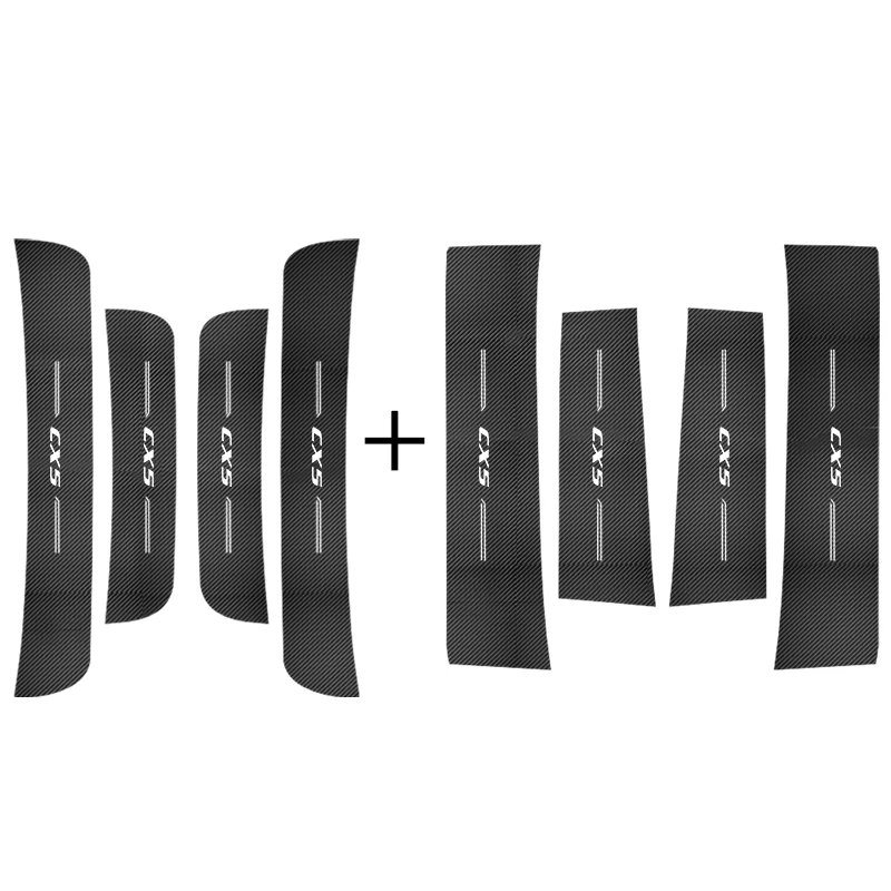 

Car Accessories Door Sill Pedal Scuff Plate Leather Guard Protector Car Styling Sticker For Mazda Cx-5 2017 2018 2019 2020