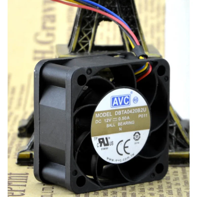Новый вентилятор охлаждения процессора для AVC DBTA0420B2U 12 В 4020 а ШИМ высокоскоростной Компьютерный Вентилятор 40*40*20 мм