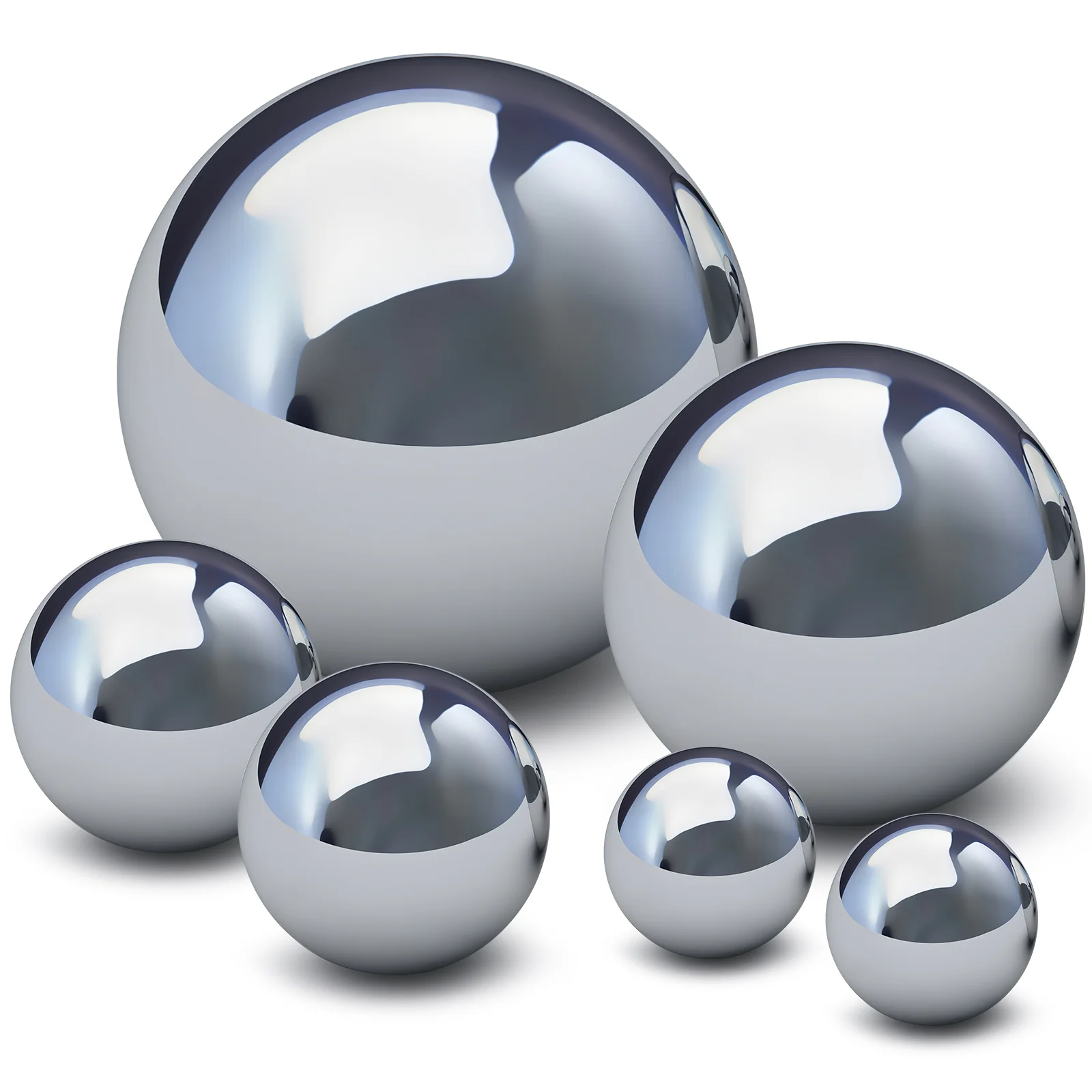 

Stainless Steel Reflective Balls Garden Reflector Juneteenth Outdoor Decorations