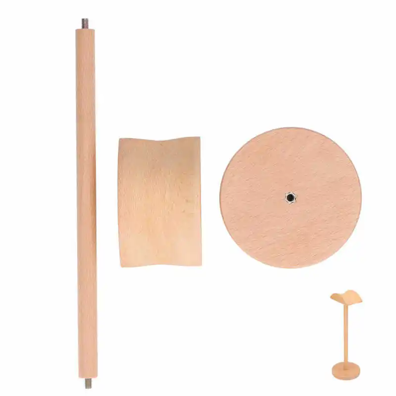 

Wood Headphone Stand Smooth Appearance Headset Stand for Study for Office