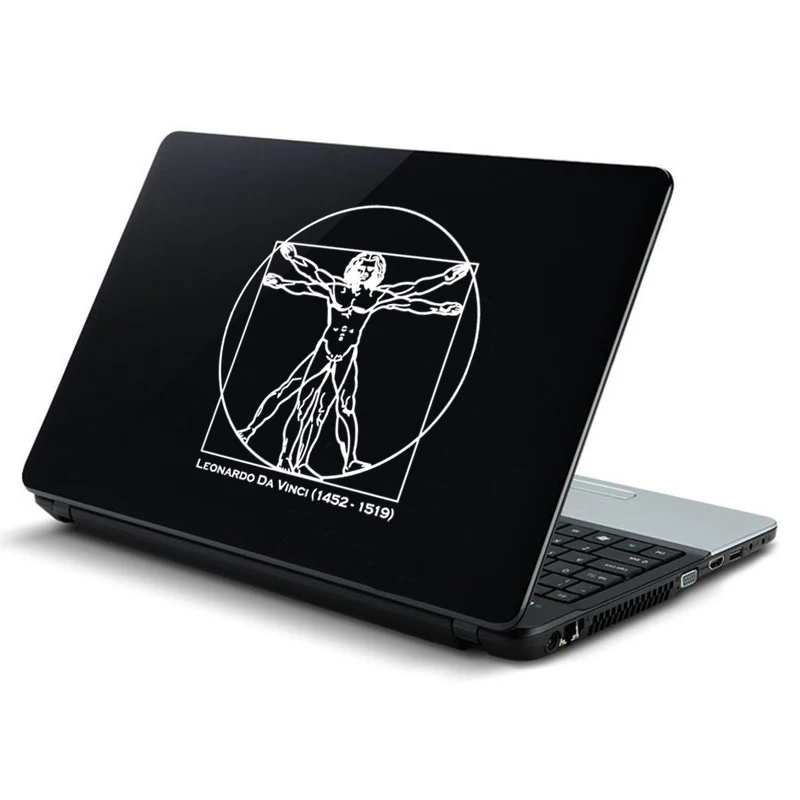 Leonardo Da Vinci Sketch Laptop Sticker for Macbook Pro 14 16 Retina Air 12 13 15 Inch Mac Cover Skin Vinyl Decal Notebook Decor |