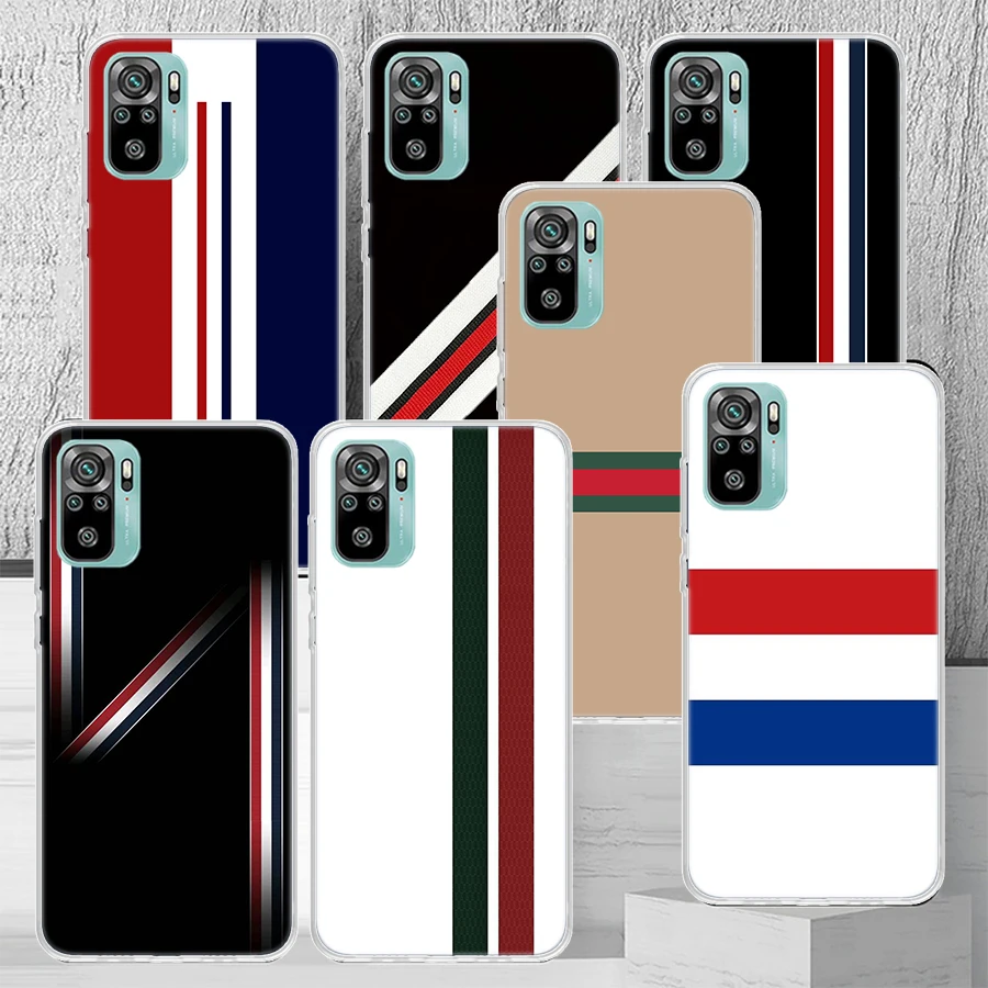 Роскошный брендовый чехол для Xiaomi Redmi Note 10 10S 11 11S 11T 11E 9 9S 9T 8 8T Pro 7 5 5A 4X с рисунком |