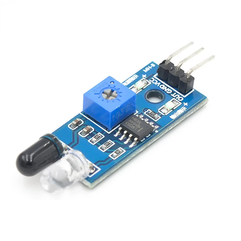 

10pcs/lot IR Infrared Obstacle Avoidance Sensor Module Smart Car Robot Reflective Photoelectric 3pin