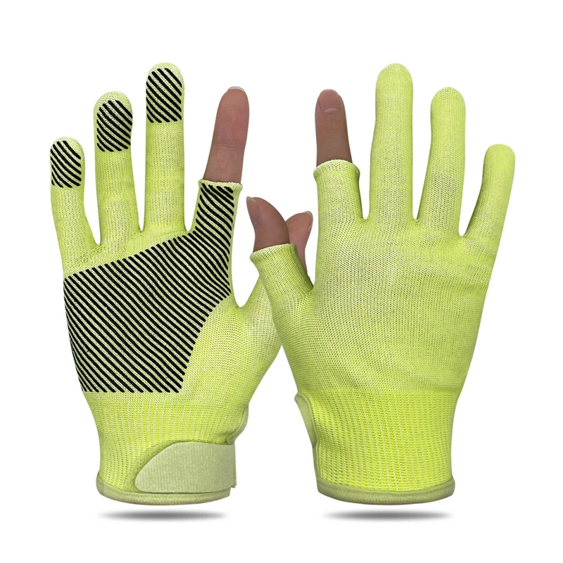 

Silicone 2 Finger Cut Fishing Gloves Touchscreen Anti-Slip Workout Gloves for Cycling Hiking Hunting Accessories