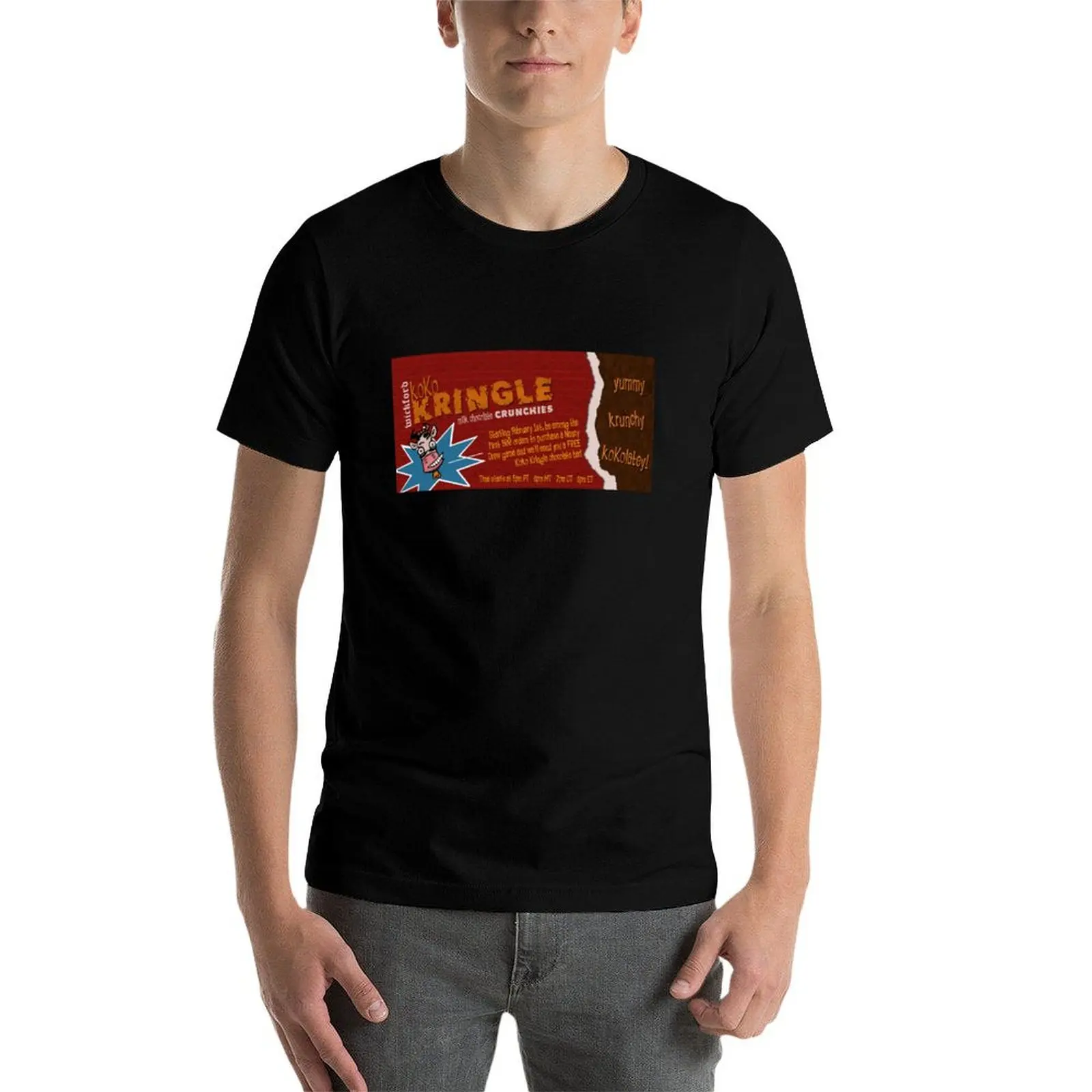 Фото Футболка Nancy Drew Koko Kringle Milk Chocolate Bar3, повседневная, свободного кроя, для работы №4