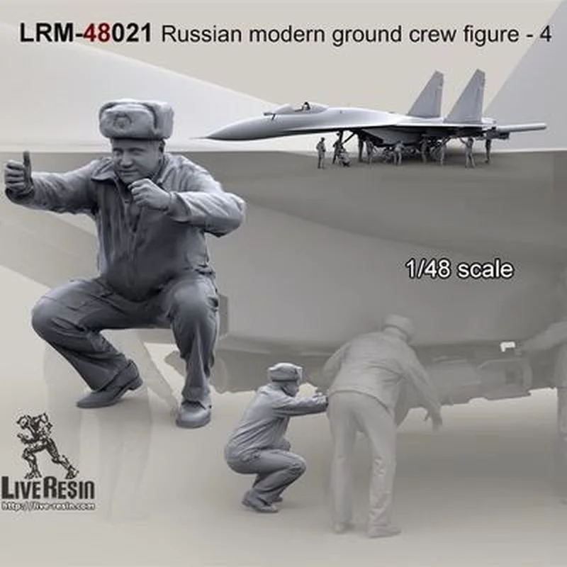 

NX 1/48 Russian Modern Soldier Model Resin Model Kit Tumei Colorless Self-Assembling Resin Doll Military Action Figure