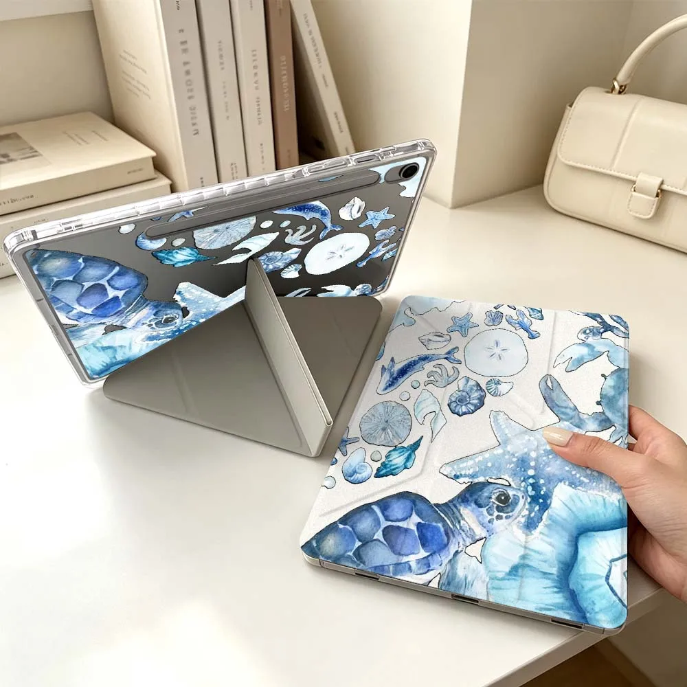 Фото Мягкий чехол с изображением морской черепахи для планшетов Samsung Galaxy Tab S6 S7 S8 S9 S10 A8 A9 A11 Lite FE Plus 3Y №5