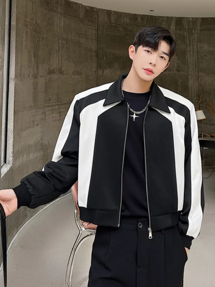 

Куртка мужская демисезонная на молнии, в стиле пэчворк