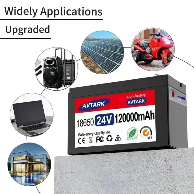 Литиевая батарея LiFePO4 24 В 120 Ач