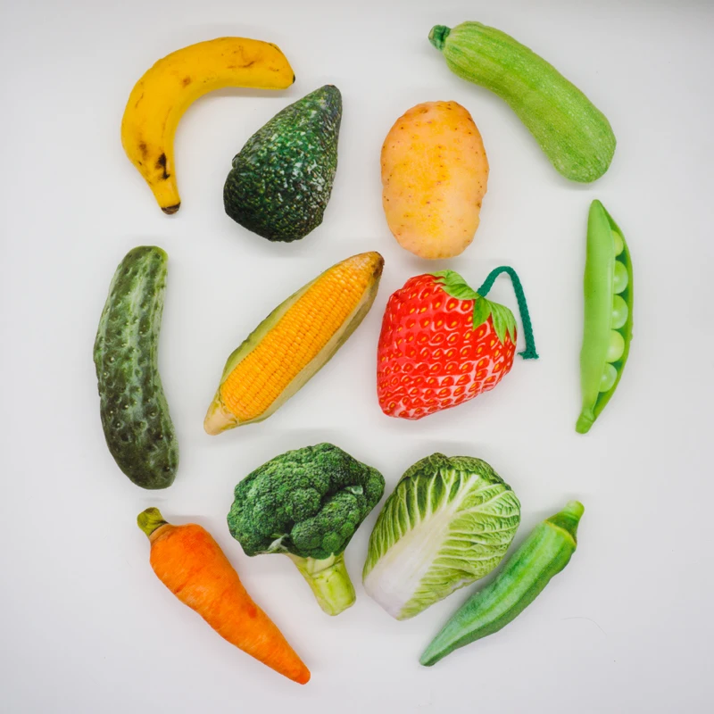 

Crazy Catnip Toys For Cats Kitten Bite Resistant Simulated Cat Toy Vegetables Fruits Series Pet Product