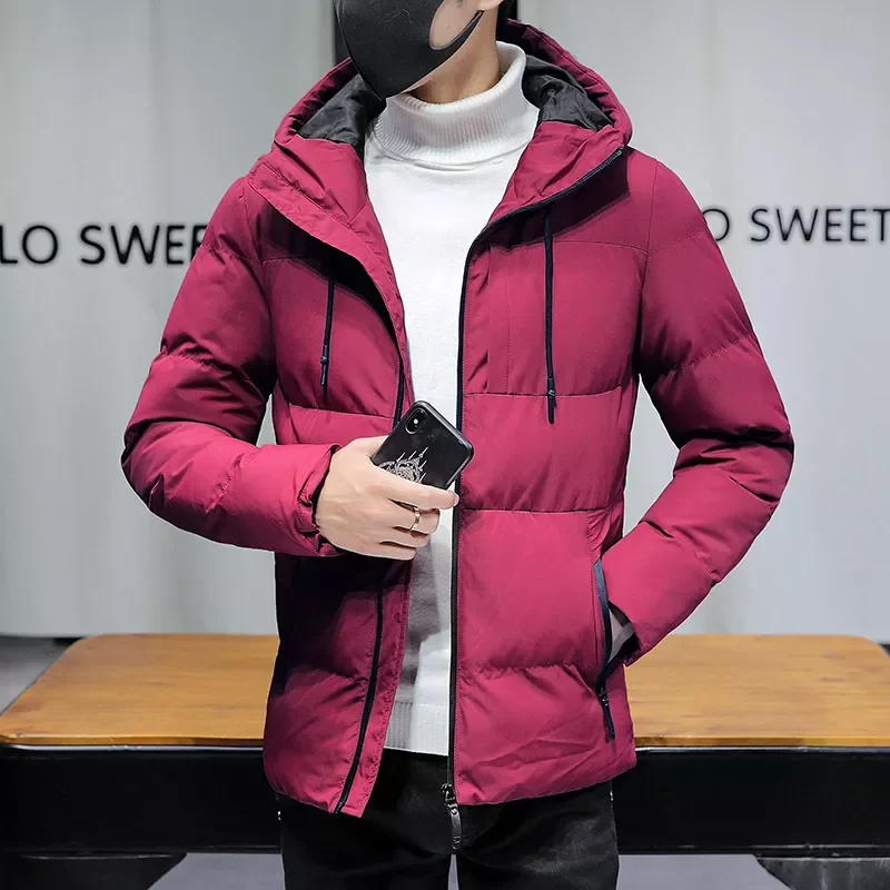 

2022NEW 2022 Brand Men's Jackets Casual Warm Fashion Coat Overcoat for Male Cotton-padded Jacket Outer Wear Clothing Garment