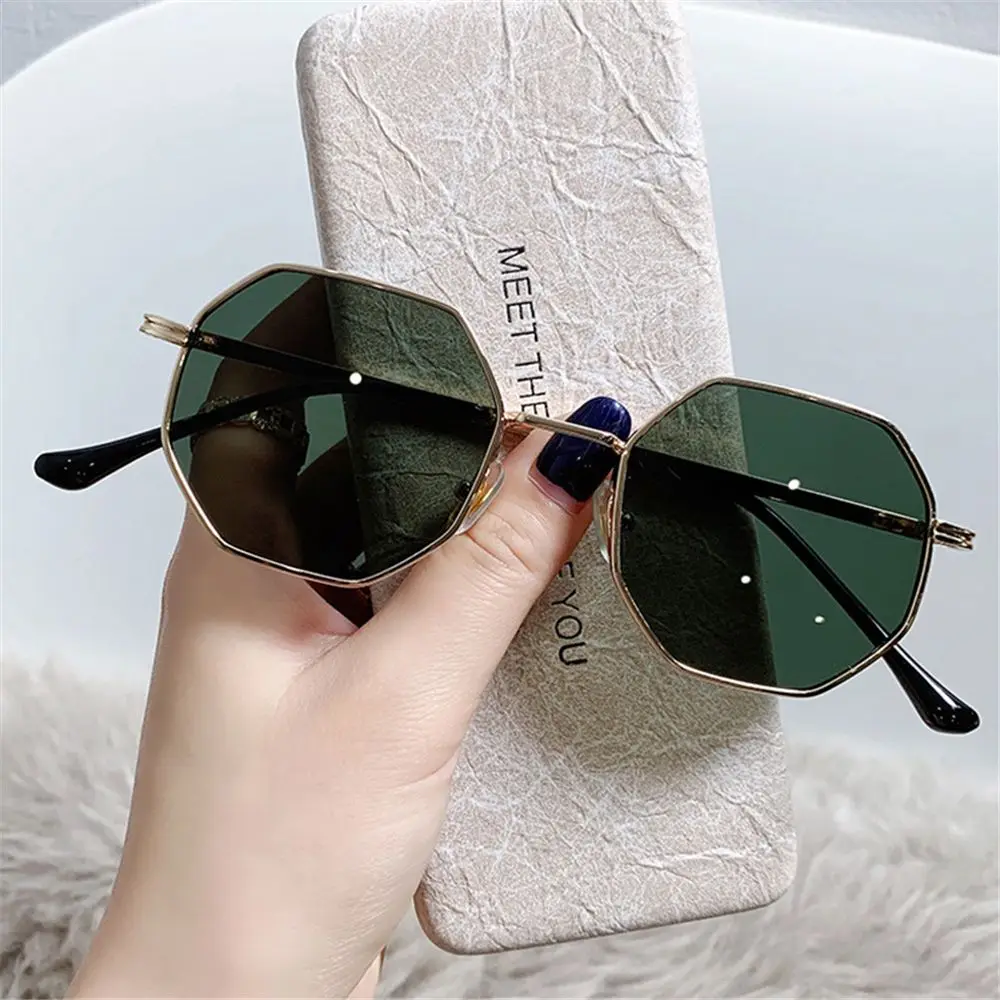 

Eyewear Fashion Accessories Sun Glasses Sunglasses for Women Men's Shades Polygon Sunglasses Retro Metal Sunglasses