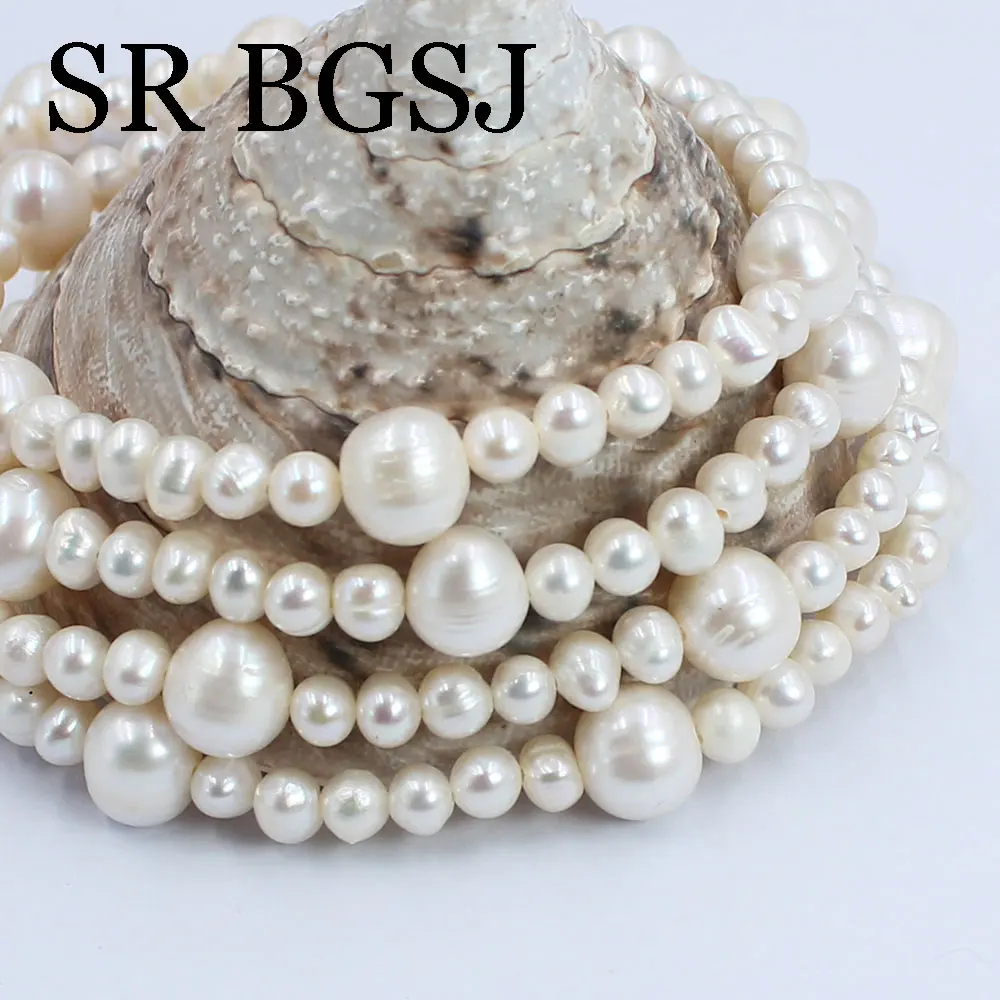 Серебряное ожерелье из жемчуга SR BGSJ