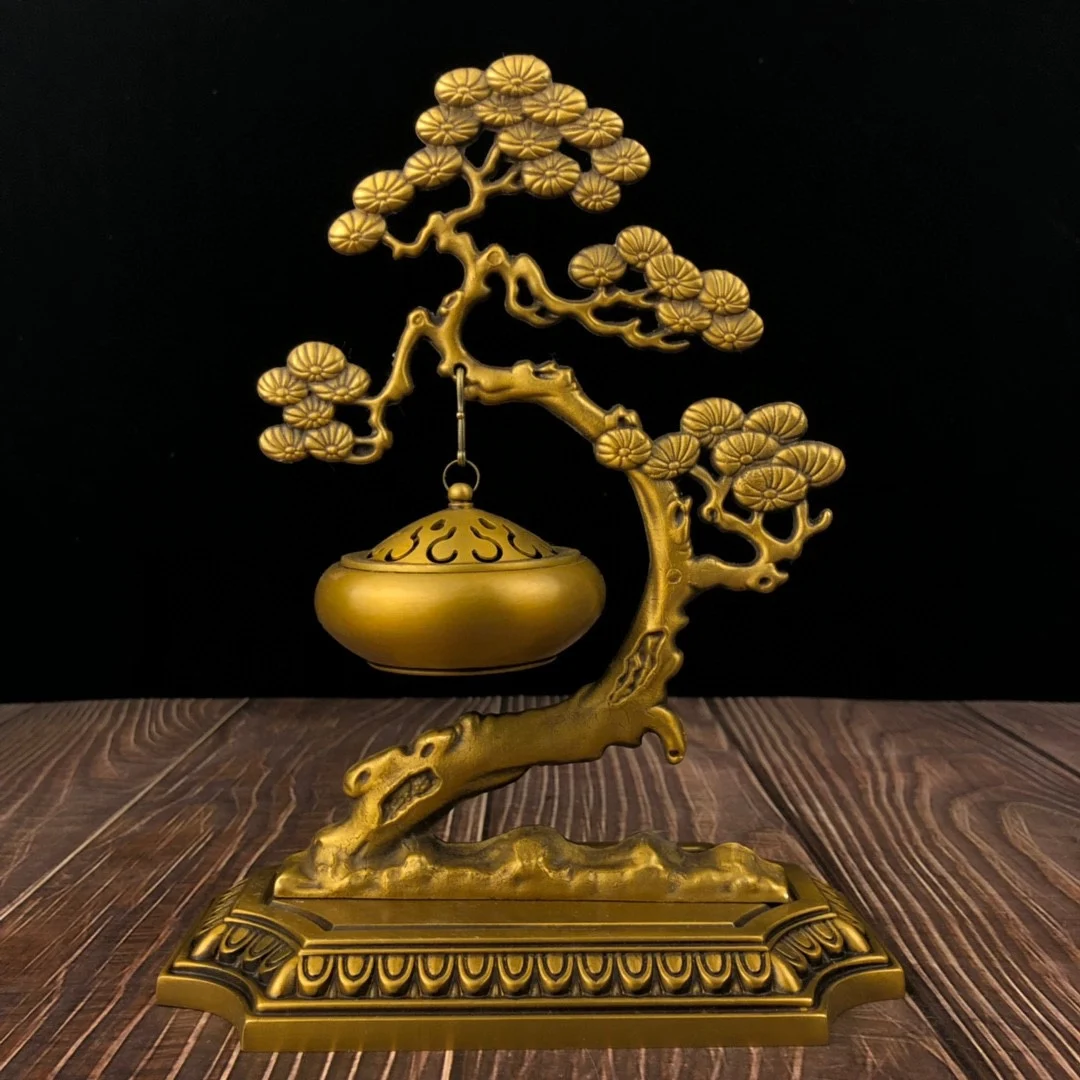 

Fino ofício antigo cobre puro pinho pendurado forno boshan fornalha