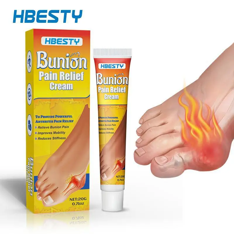 

20g Bunion Gout Pain Relief Ointment Toe Joint Valgus Corrector Cream Hallux Knee Lumbar Arthritis Treatment Medical Plaster