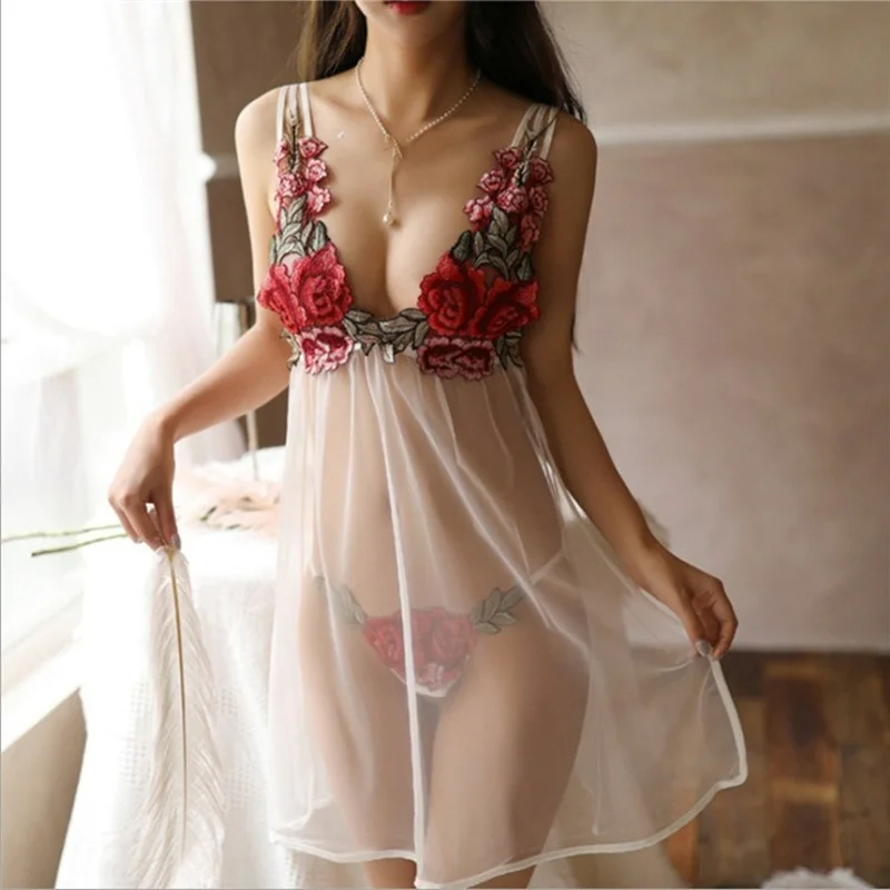 

New Sexy erotic lingerie women extremely tempting steel support small breasts gathered without taking off the gear passion suit