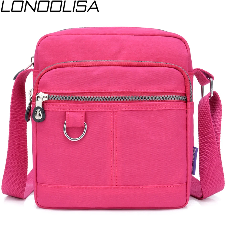 

Fashion Nylon Ladies Shoulder Bags High Quality Waterproof Crossbody Bags For Women Light Travel Multi-pocket Women Small Bag