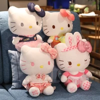 32cm kawaii hello kitty plush toy stuffed pillow anime cartoon children plushies home decoration cute plush doll girls birthday