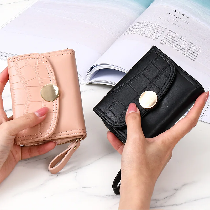 2022 New Fashion Women's Wallet Short Women Coin Purse Wallets For Woman Card Holder Small Ladies Wallet Female Hasp Mini Clutch