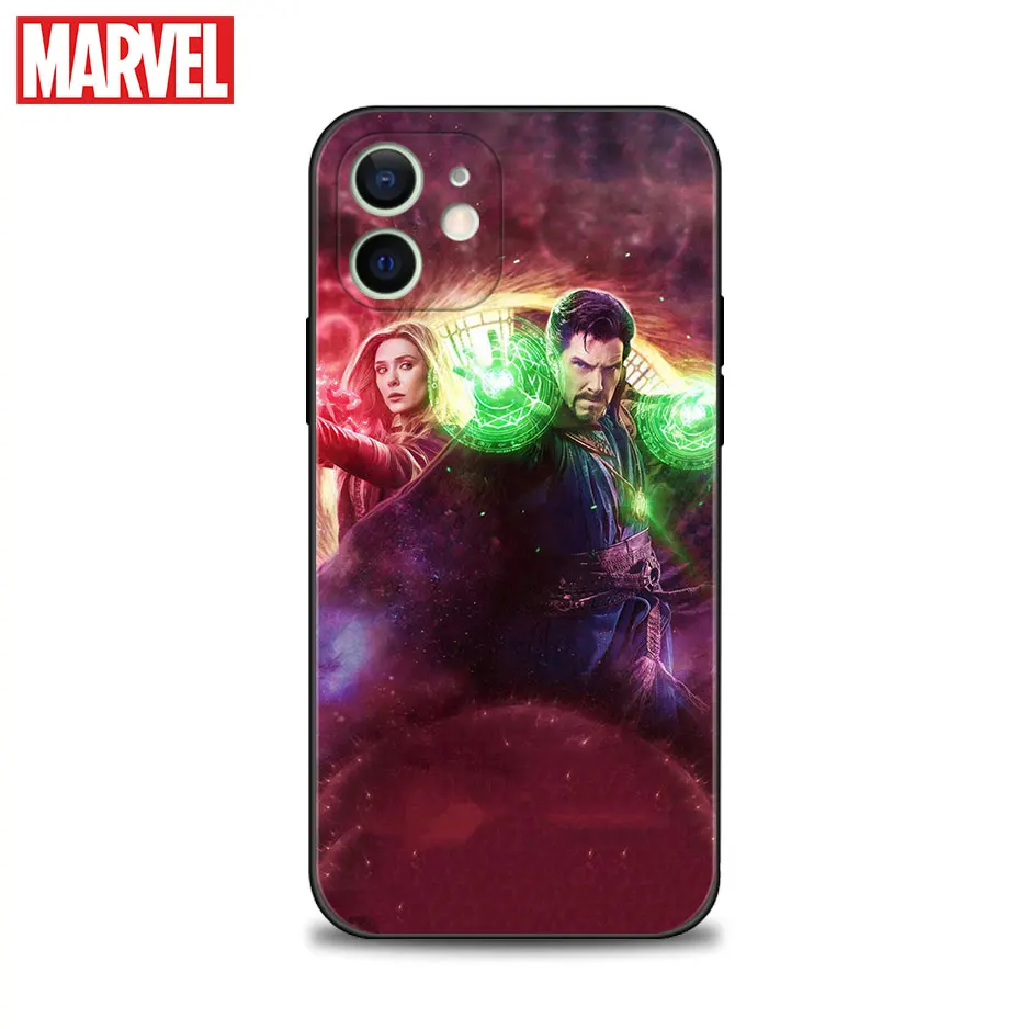 Чехол для телефона для Apple iPhone 14 11 12 13 Pro Mini X XR XS Max 6 6S 7 8 Plus 2022 Cover Marvel Doctor Strange 2 Wanda on.