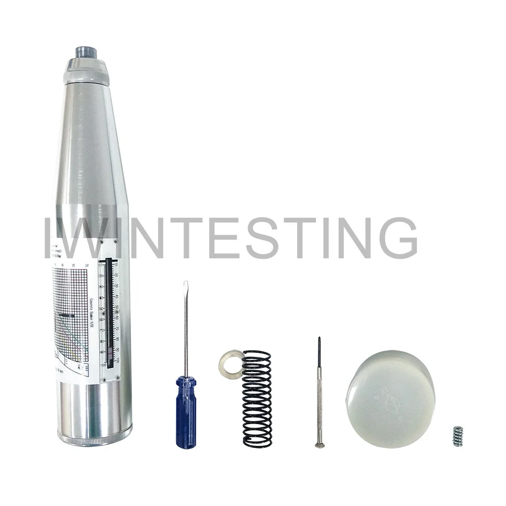 

Mechanical rebound hammer for concrete strength