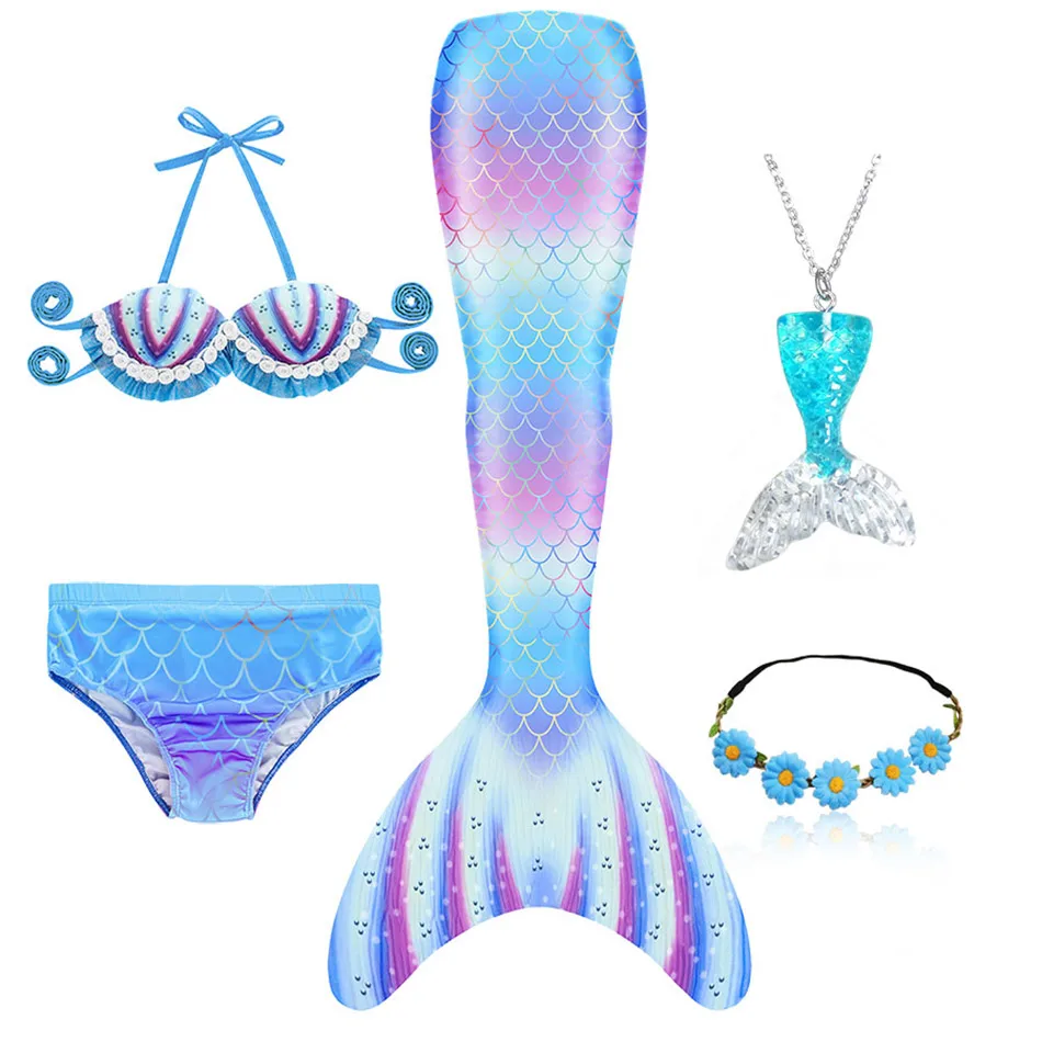 Детский карнавальный костюм Русалочки для девочек детский купальный бикини
